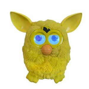 Hasbro Sprite Furby Yellow 2012 Interactive‎ Pet Toy TESTED Works Lights sounds